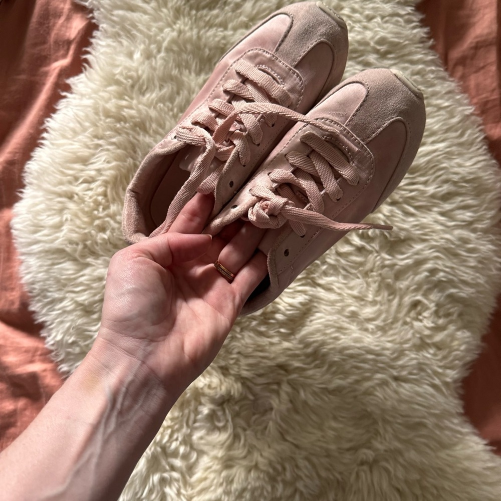 Zara silk girls sneakers